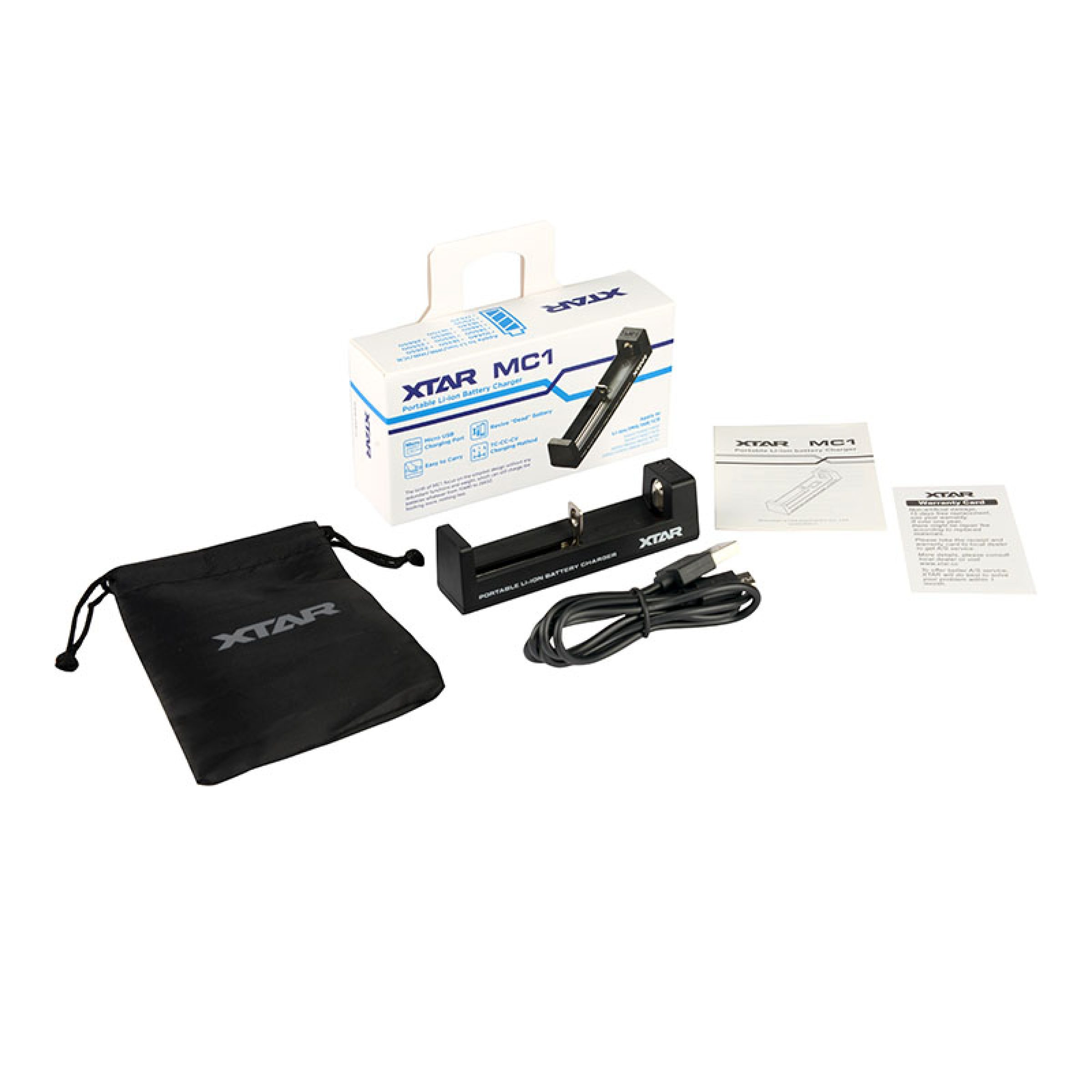 Xtar Charger MC1 18650 Basic with USB cable