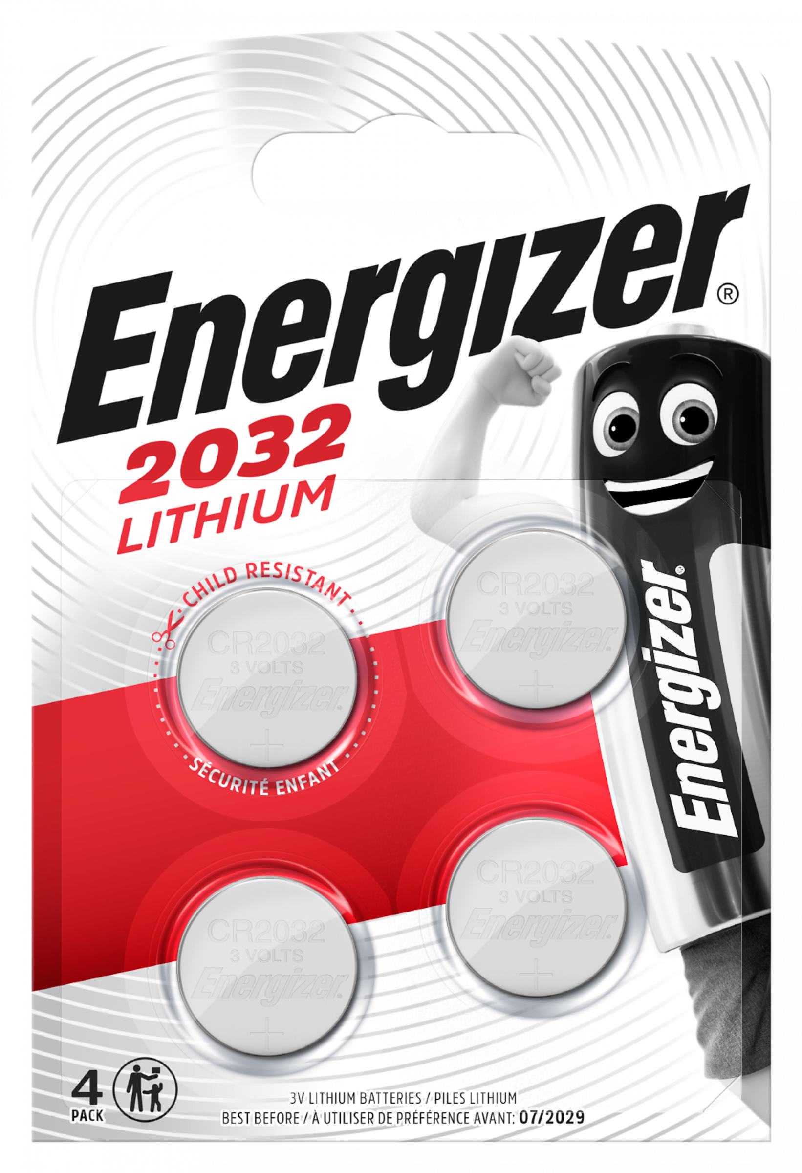 Energizer Lithium LD CR 2032 3V Blister 4