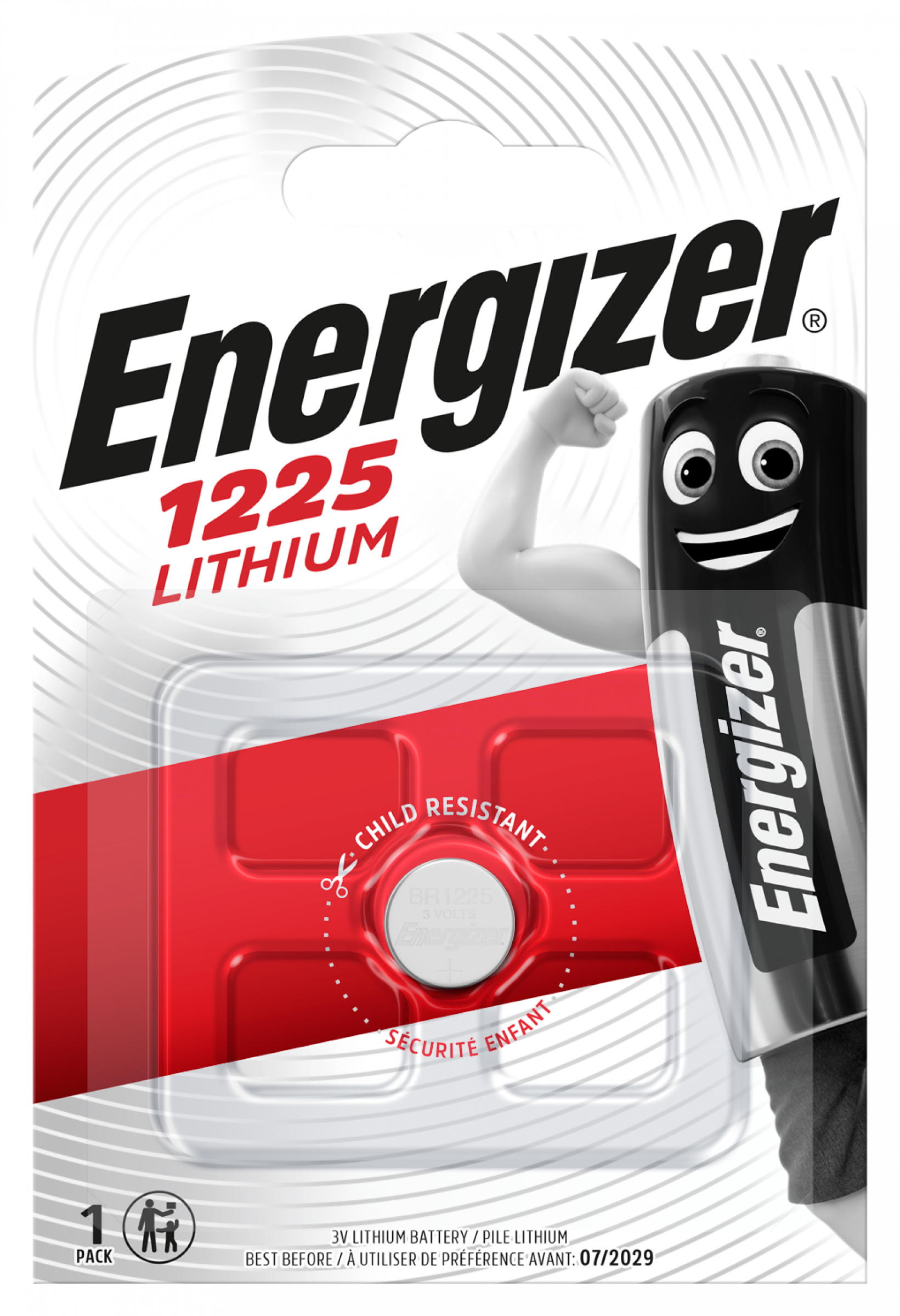 Energizer Lithium-Button-Cell BR 1225 3V 1s-Blister