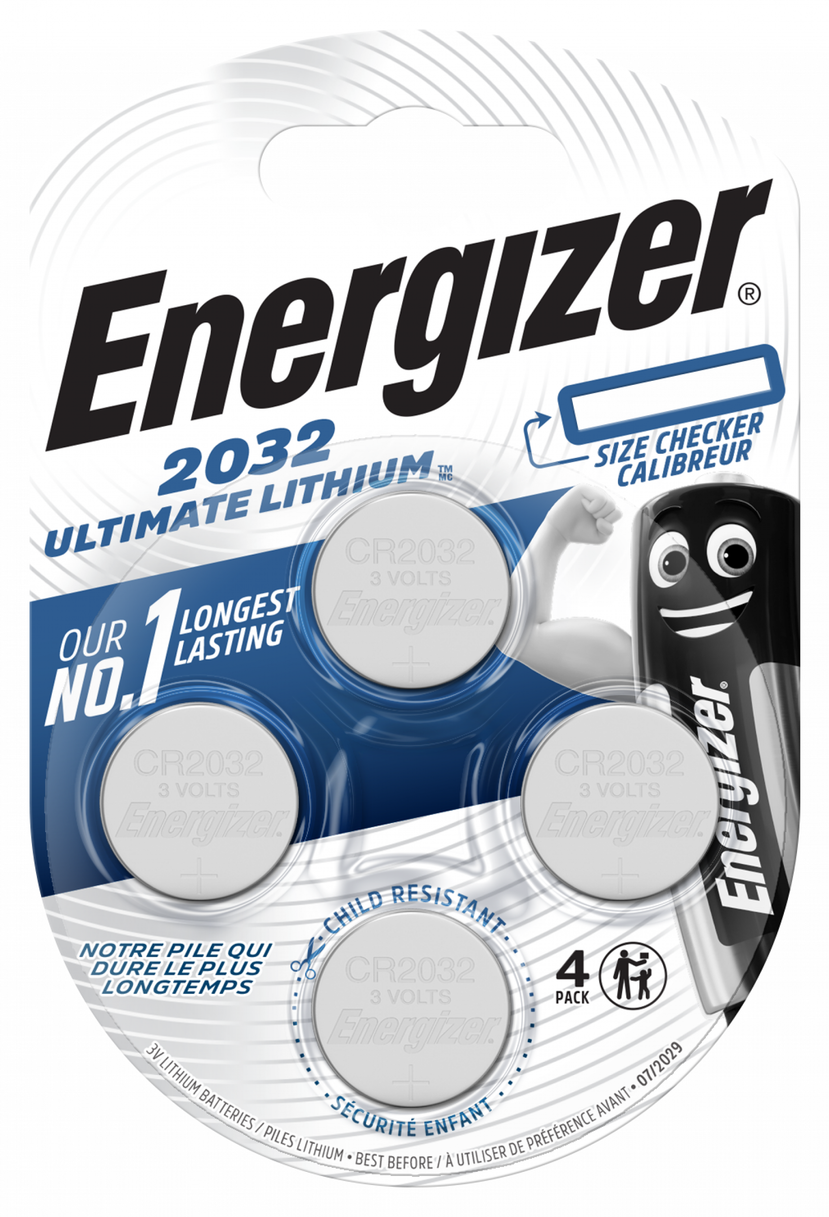 Energizer Ultimate Lithium CR 2032 3V Performance 4er Maxiblister