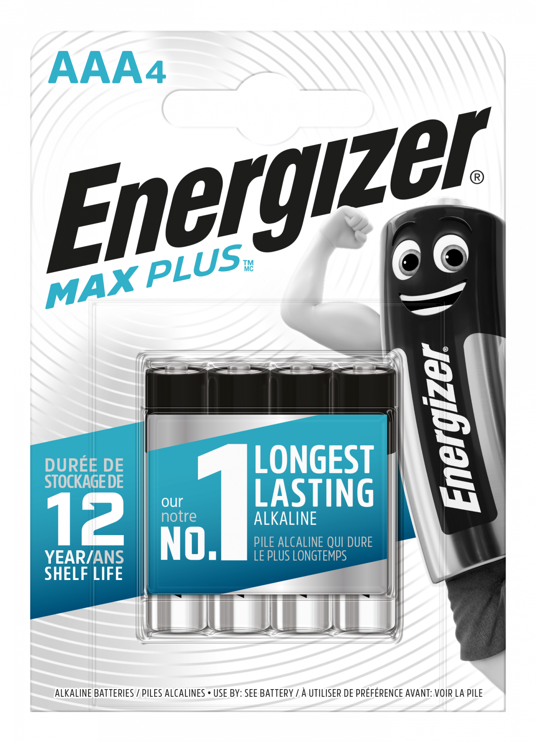 Energizer MAXPlus AAA Micro Alkaline Batterie 4er Blister