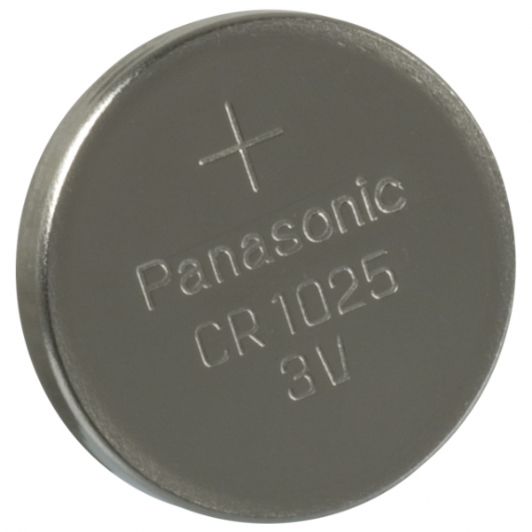 Panasonic Lithium CR 1025 3V - 5er Blister-Strip
