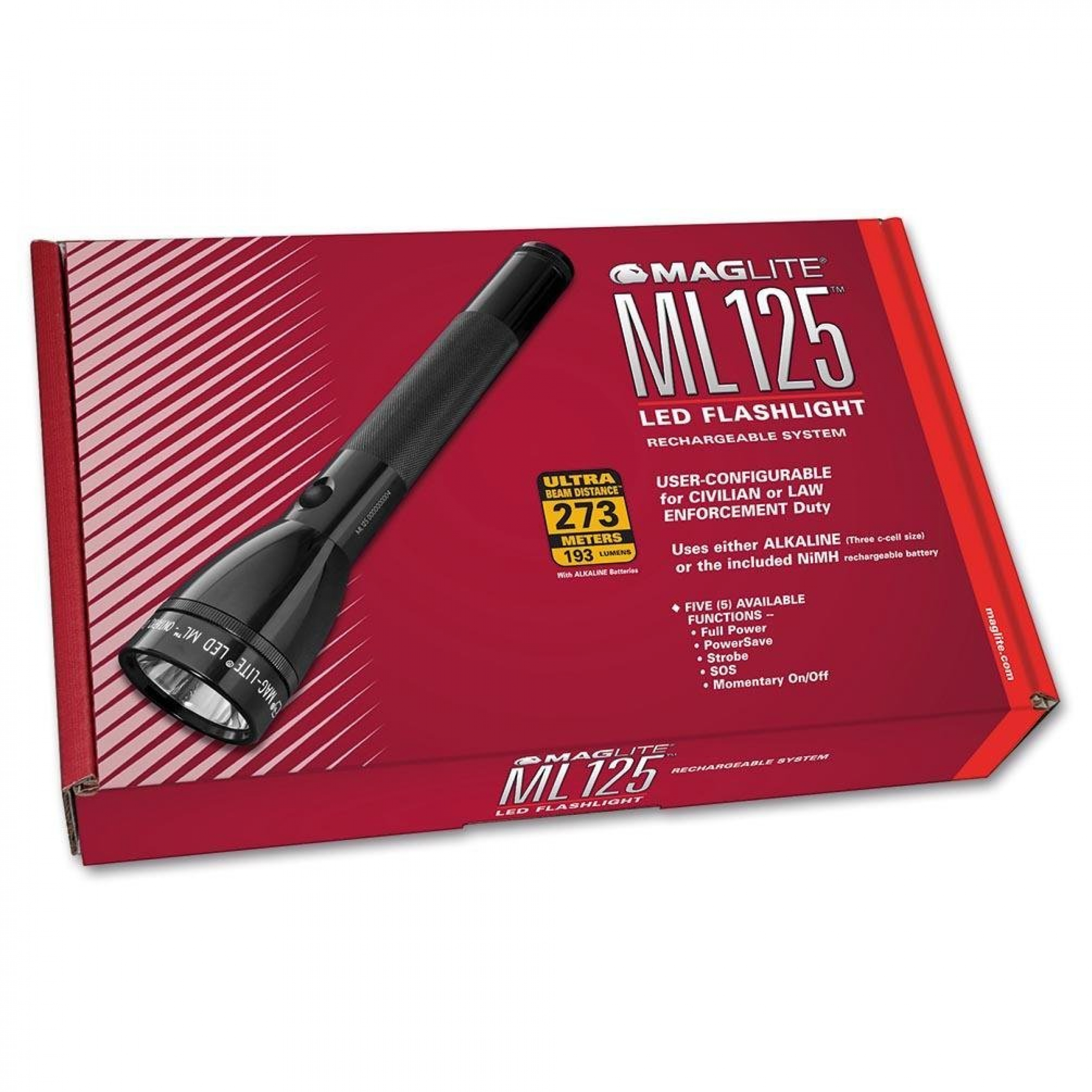 Maglite ML125 LED Rechargeable black - 1er Box