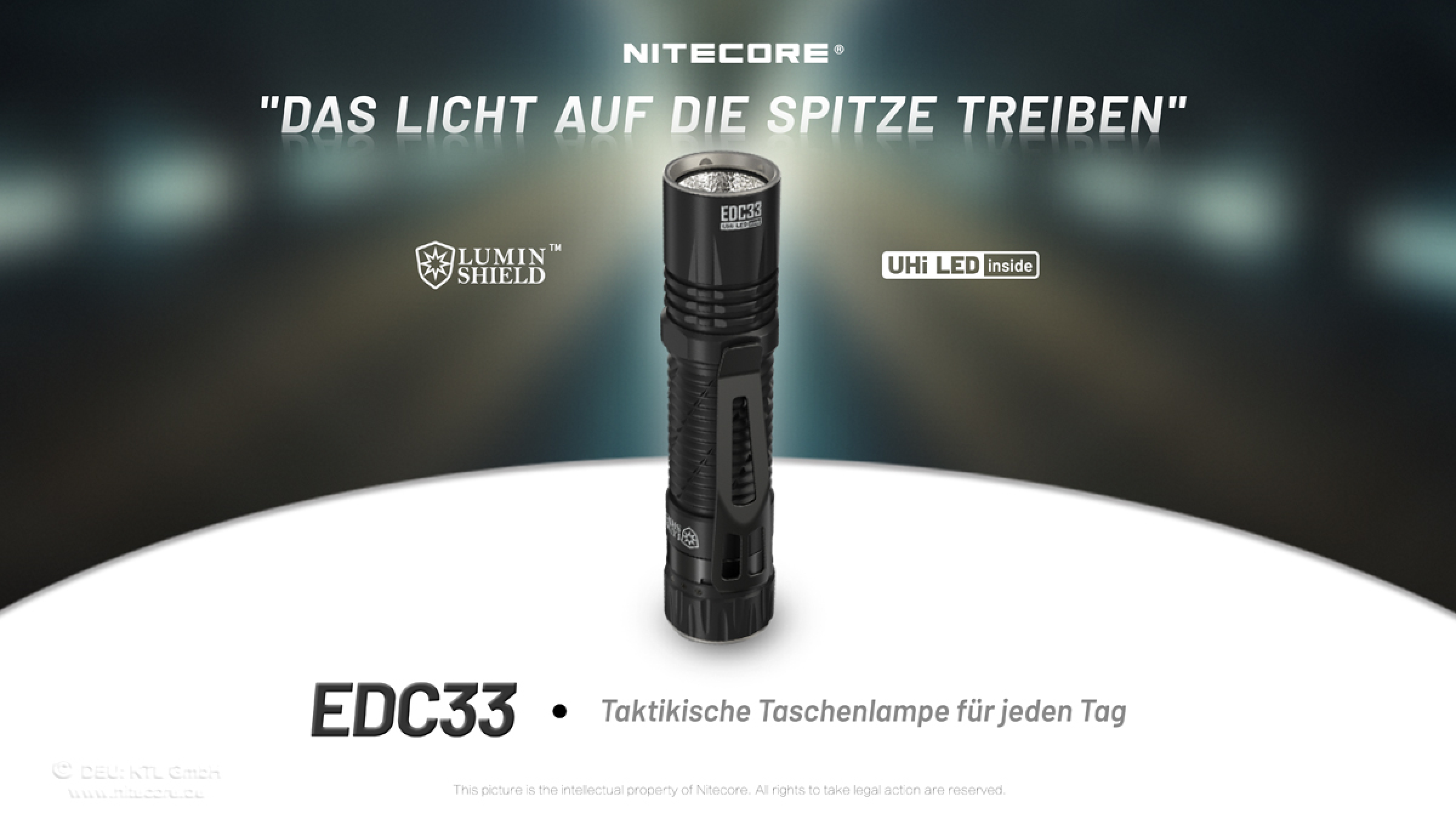 Nitecore Taschenlampe EDC33 - 4000 Lumen