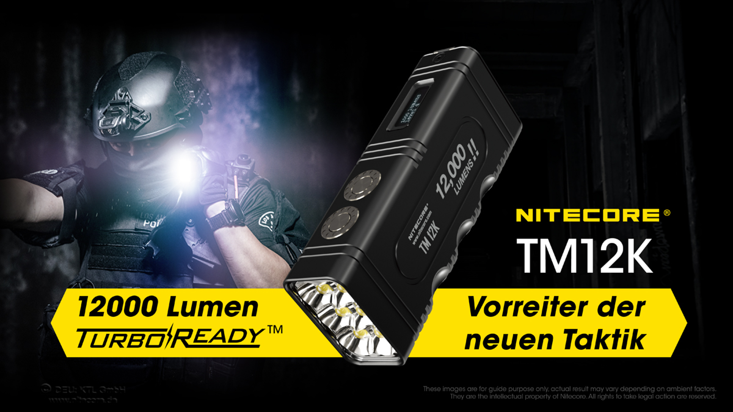 Nitecore Pro Taschenlampe Nitecore TM12K - 12000 Lumen
