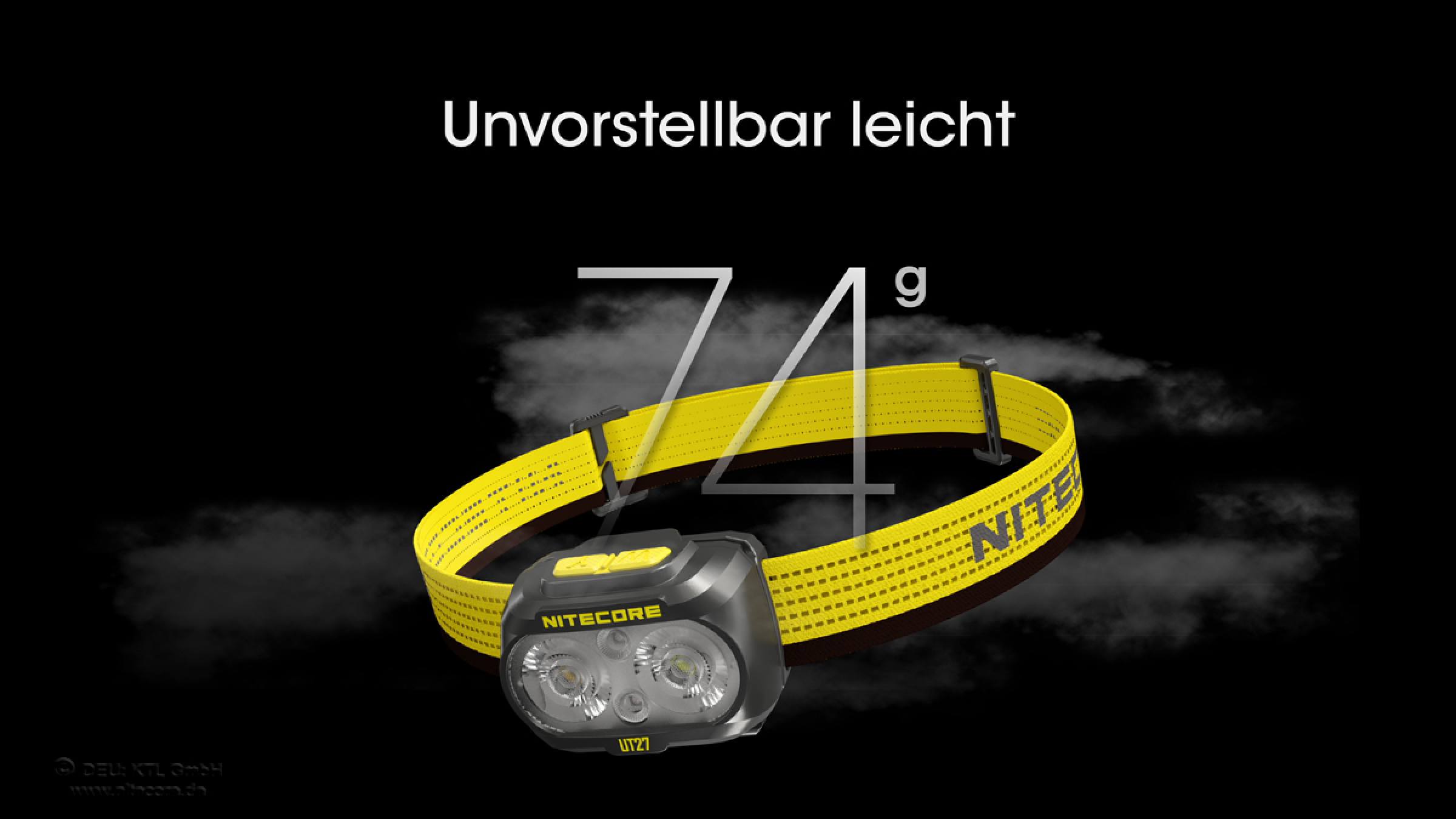 Nitecore Kopfleuchte UT27 V2 TITAN WHITE - 800 Lumen