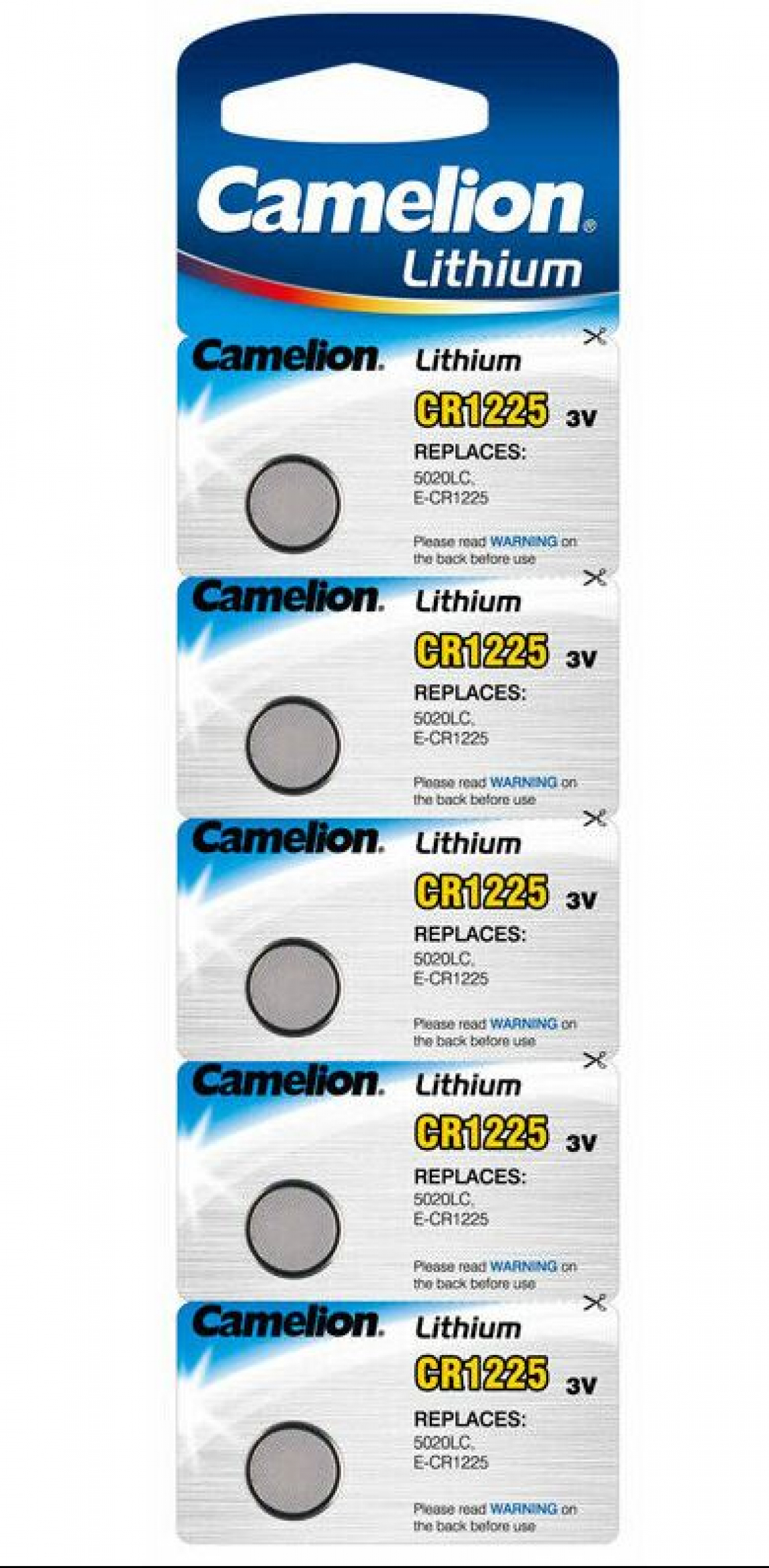 Camelion Lithium CR 1225 3V -  Blister 5