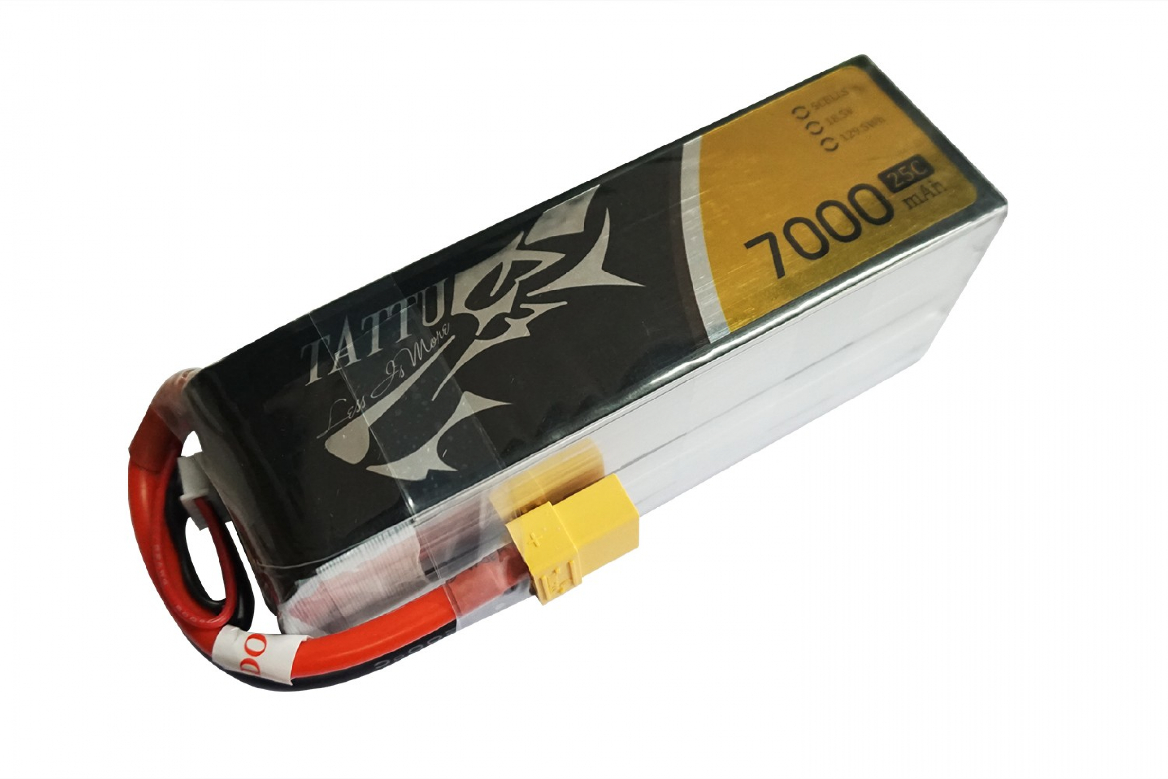 Tattu 7000mAh 18.5V 25C 5S1P Lipo Battery pack with XT90