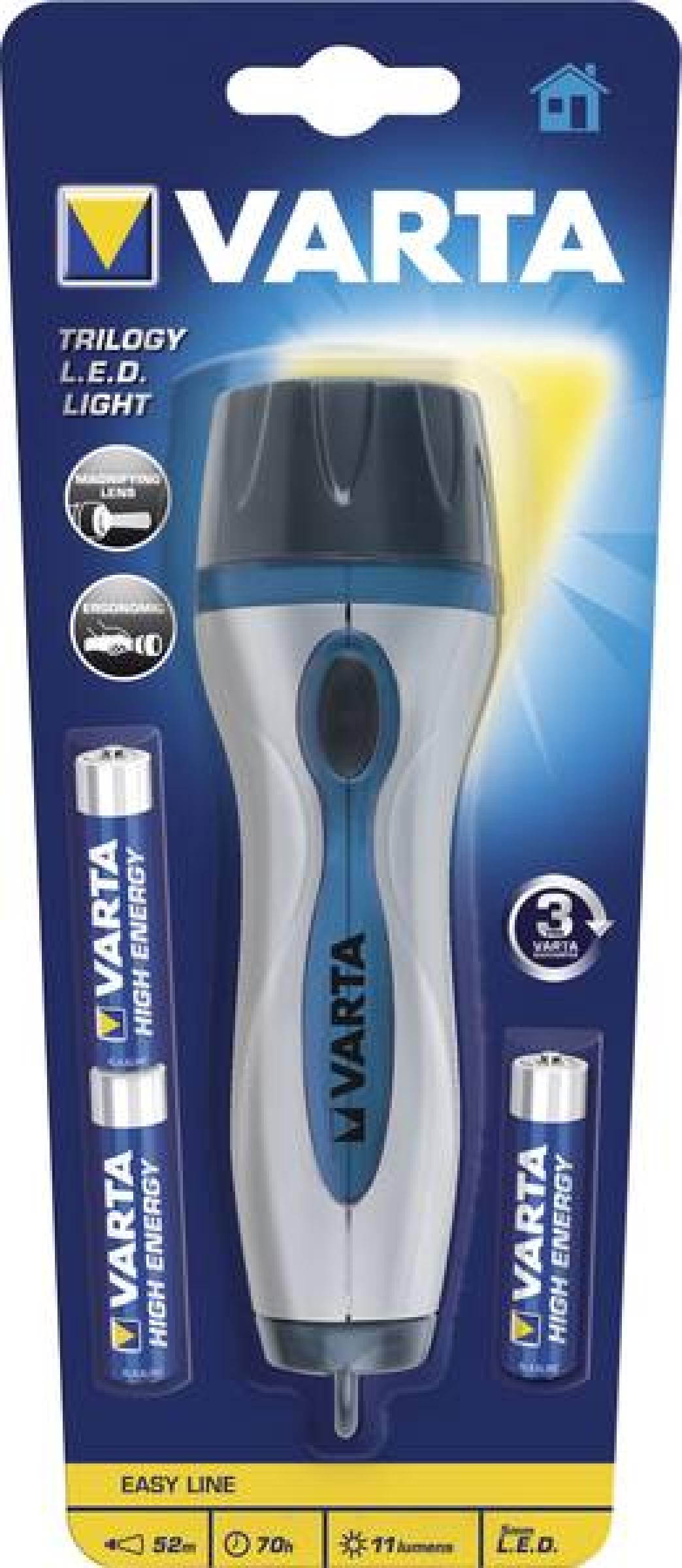 Varta Trilogy LED Light 3AAA incl. Batteries