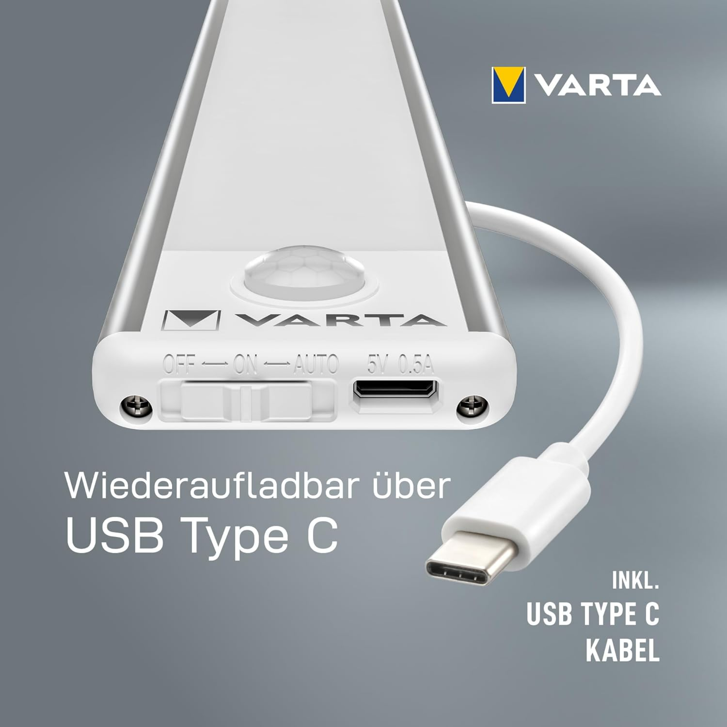 Varta Motion Sensor Slim Light - wiederaufladbar