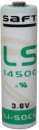 Saft LS14500 AA Lithium-Thionylchlorid 3,6V Premium Battery