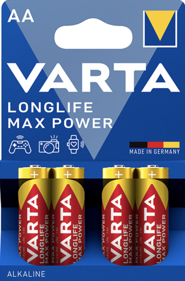 Die langlebigsten Alkalibatterien von Varta