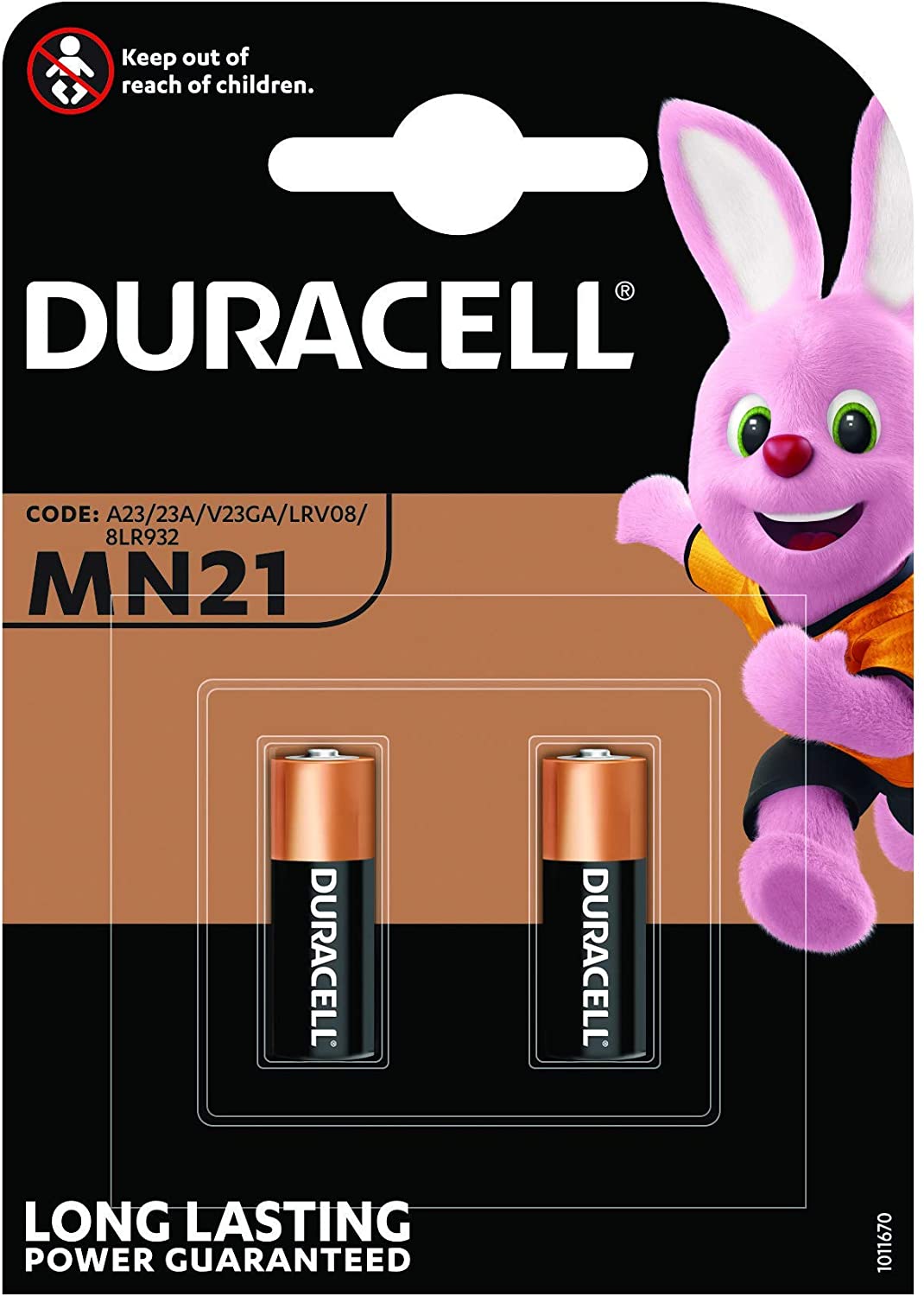Duracell Spezialzellen Batterien sind in einer Vielzahl von Größen erhältlich: J, N, AAAA, MN21, MN11, MN30 