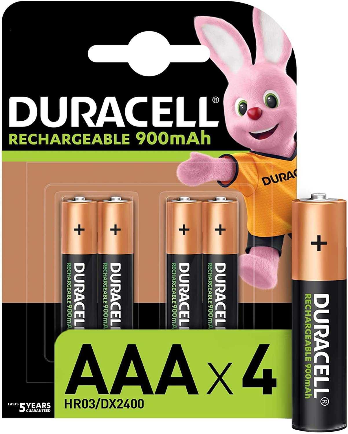 Laden Sie Ihre Duracell Recharge Plus Batterien bis zu 400 Mal.